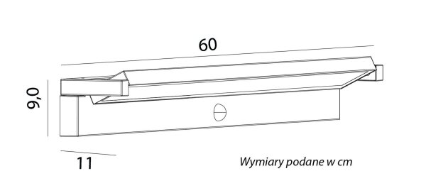 LED Wandlampe Sensor 3000/3500/4000 K IP65 schwenkbar