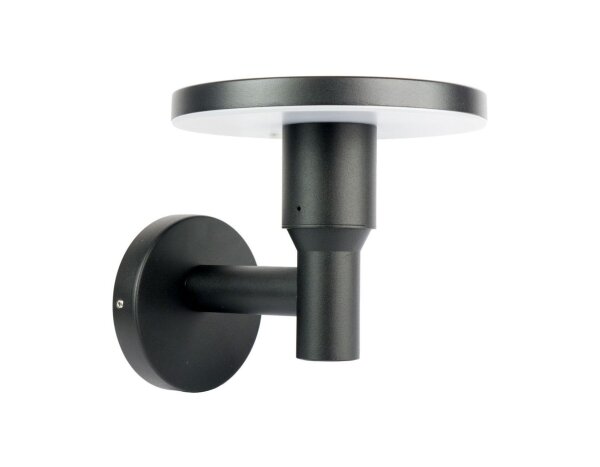 LED Wandlampe Schwarz Alu B:20 cm 3000/4000/6000 K