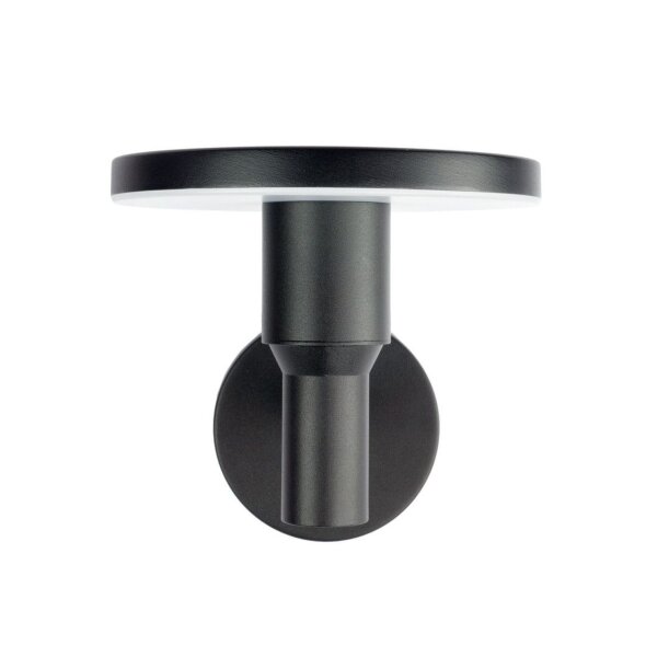 LED Wandlampe Schwarz Alu B:20 cm 3000/4000/6000 K