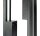 LED Außenlampe Wand Schwarz H:61 cm IP65 4000 K Schwarz
