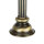 Plafonnier rond Ø40cm laiton antique blanc Lampe