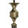 Plafonnier rond Ø40cm laiton antique blanc Lampe
