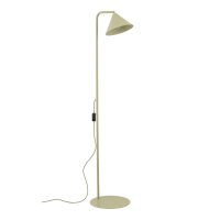 Stehleuchte flexibel Metall Gr&uuml;n E14 H:141 cm wohnlich