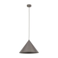 Pendelleuchte Metall Braun E27 rund &Oslash;33,5 cm...