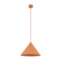 Pendelleuchte Metall Orange E27 &Oslash;33,5 cm rund...