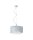 Lampe &agrave; suspendre Blanc Tissu Verre &Oslash;35cm Lampe de table &agrave; manger