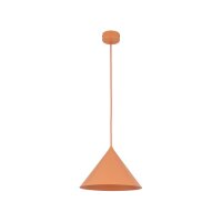 Pendelleuchte Metall Orange E27 &Oslash;26 cm rund dekorativ