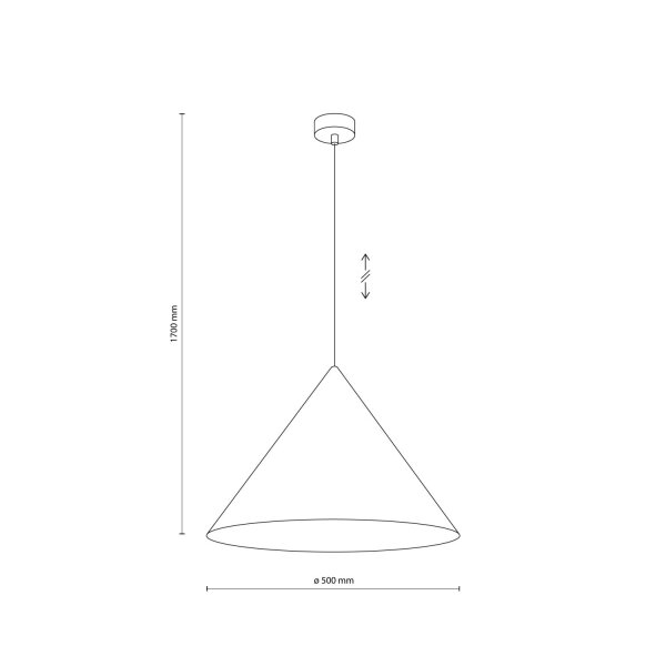 Pendelleuchte Metall Grün E27 rund Ø50 cm dekorativ