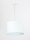 Lampe à suspendre Blanc Rétro Table à manger Tissu Lampe