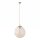 Pendelleuchte Glas Sandfarben Cognac E27 Ø35 cm modern