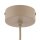 Pendelleuchte Glas Sandfarben Cognac E27 Ø35 cm modern