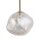 Pendelleuchte Glas Sandfarben Cognac G9 rund B:48,5 cm