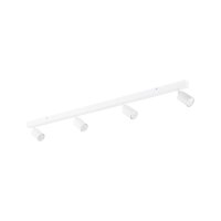 Deckenspot flexibel 4-flammig Metall Wei&szlig; GU10 123 cm