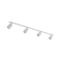 Deckenspot flexibel 4-flammig Metall Wei&szlig; GU10 122 cm