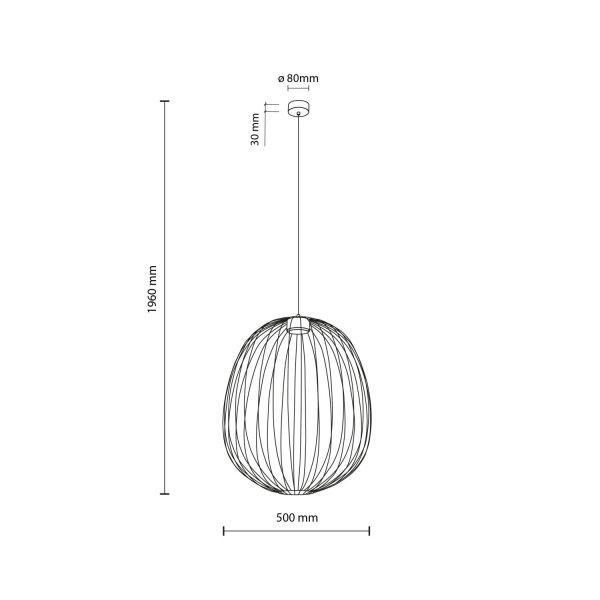 Pendelleuchte Metall Kaminrot GX53 Ø50 cm Drahtschirm