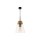 Lampe &agrave; suspendre ARAVAE verre en ambre table &agrave; manger