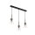 Lampe &agrave; suspendre ARAVAE Verre 3 Suspension Lampe de table &agrave; manger