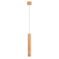 Hängelampe Holz GU10 B:8,5 cm Skandinavisch wohnlich