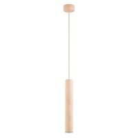 Hängelampe Holz GU10 B:8,5 cm wohnlich Skandinavisch