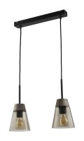 Lampe à suspendre fumée verre ARAVAE table...