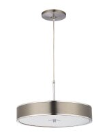 Suspension ronde en argent &Oslash;48cm LORSAN Table...