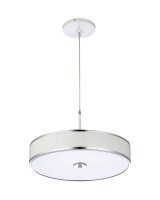 Suspension Chrome Blanc &Oslash;40cm Table de salle...