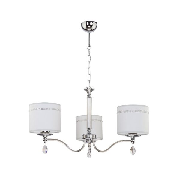 Lustre UMNU gris clair Chrome Lampe de table à manger