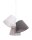 Lampe de chambre denfant SAMY Blanc Gris Fille Tissu