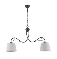Suspension Gris Marron Tissu L:80cm Table de salle...