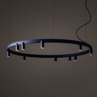 Pendelleuchte Marineblau Aluminium GU10 Ø116 cm rund