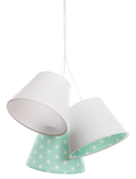 Suspension Blanc Menthe Tissu 3-flmg Chambre denfant