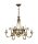 Lustre BELRAND laiton &Oslash;62cm 6xE14 Lampe de plafond