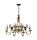 Lustre laiton antique 8xE14 BELRAD Salon