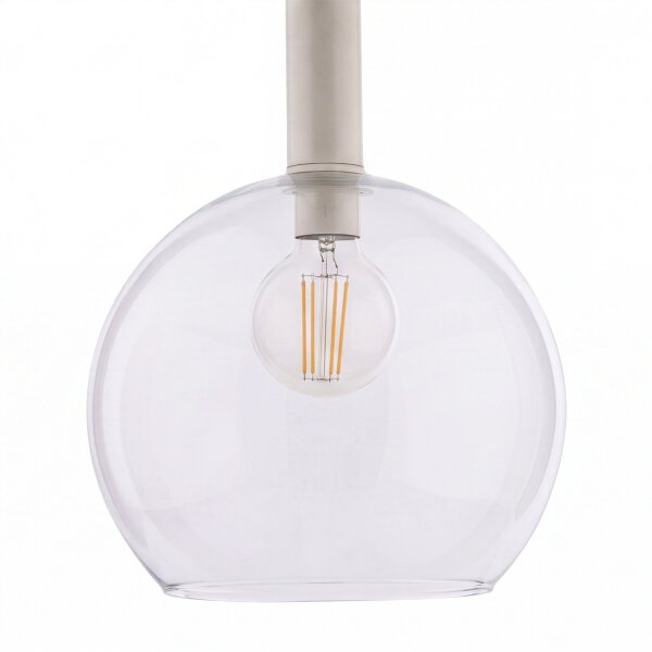 Lampe à suspendre en verre Ø30cm sphère rétro table à manger cuisine