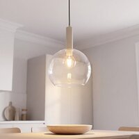 Lampe à suspendre en verre Ø30cm...