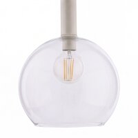 Lampe à suspendre en verre Ø30cm...