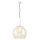 Lampe à suspension rétro en ambre LYSITOS Table à manger E27