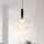Lampe à suspendre LYSITOS verre Ø30cm sphère rétro cuisine