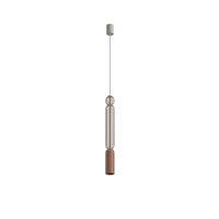 Pendelleuchte Beige Terrakotta Stahl GU10 &Oslash;6,5 cm...