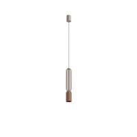 Pendelleuchte Beige Terrakotta GU10 &Oslash;6,5 cm Modern...