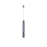 Pendelleuchte Beige Marineblau Modern GU10 &Oslash;6,5 cm...