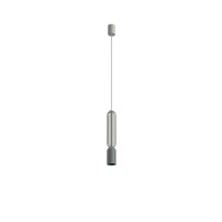 Pendelleuchte Beige Graphit GU10 &Oslash;6,5 cm Modern rund