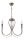 Lustre AREGUND en laiton antique 3xE14 &Oslash;48cm