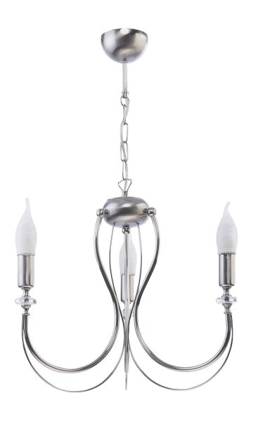 Lustre élégant en argent à 3 branches AREGUND
