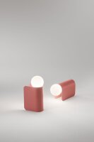 Tischleuchte Aluminium G9 Glas H:15 cm blendarm