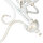Tissu Lampe à suspendre avec motif baroque GANARA Lampe