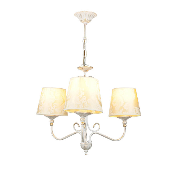Lustre GANARA en or shabby motif baroque