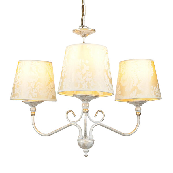 Lustre GANARA en or shabby motif baroque