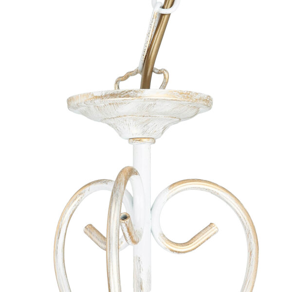 Lustre GANARA en or shabby motif baroque