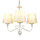 Lustre GANARA en or shabby motif baroque
